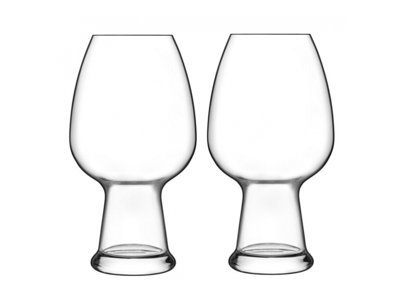 Birrateque ølglas hvede, 2 stk. klar gaveæske 78 c